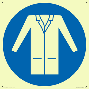 Custom Mandatory: Wear a lab coat